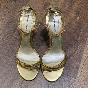 Chinese Laundry Gold Heels - Sz 8